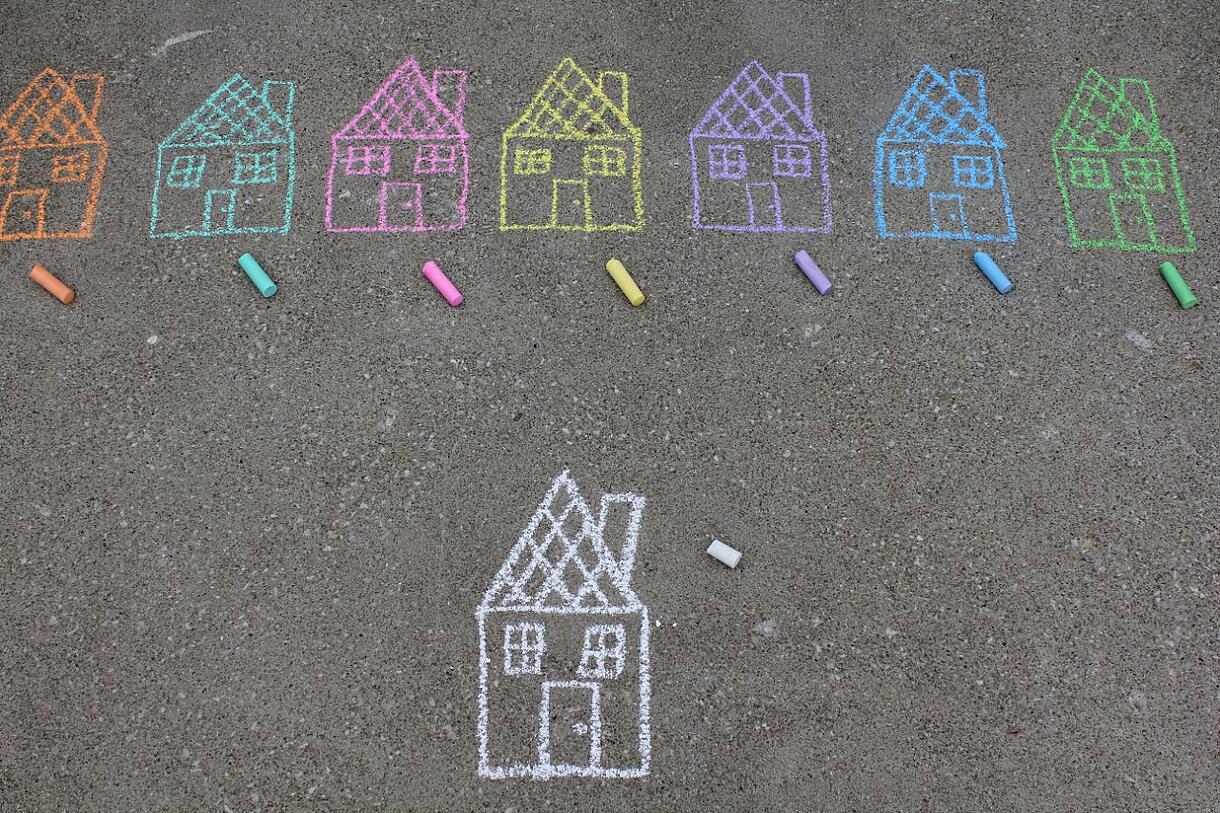 Chalk drawings